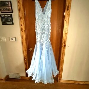 Light blue L prom dress